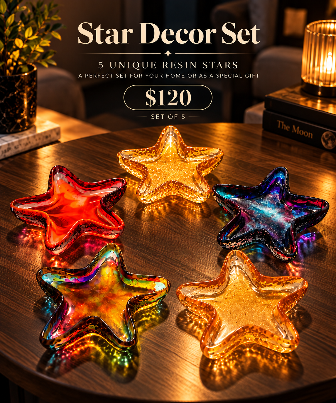 Star decor set