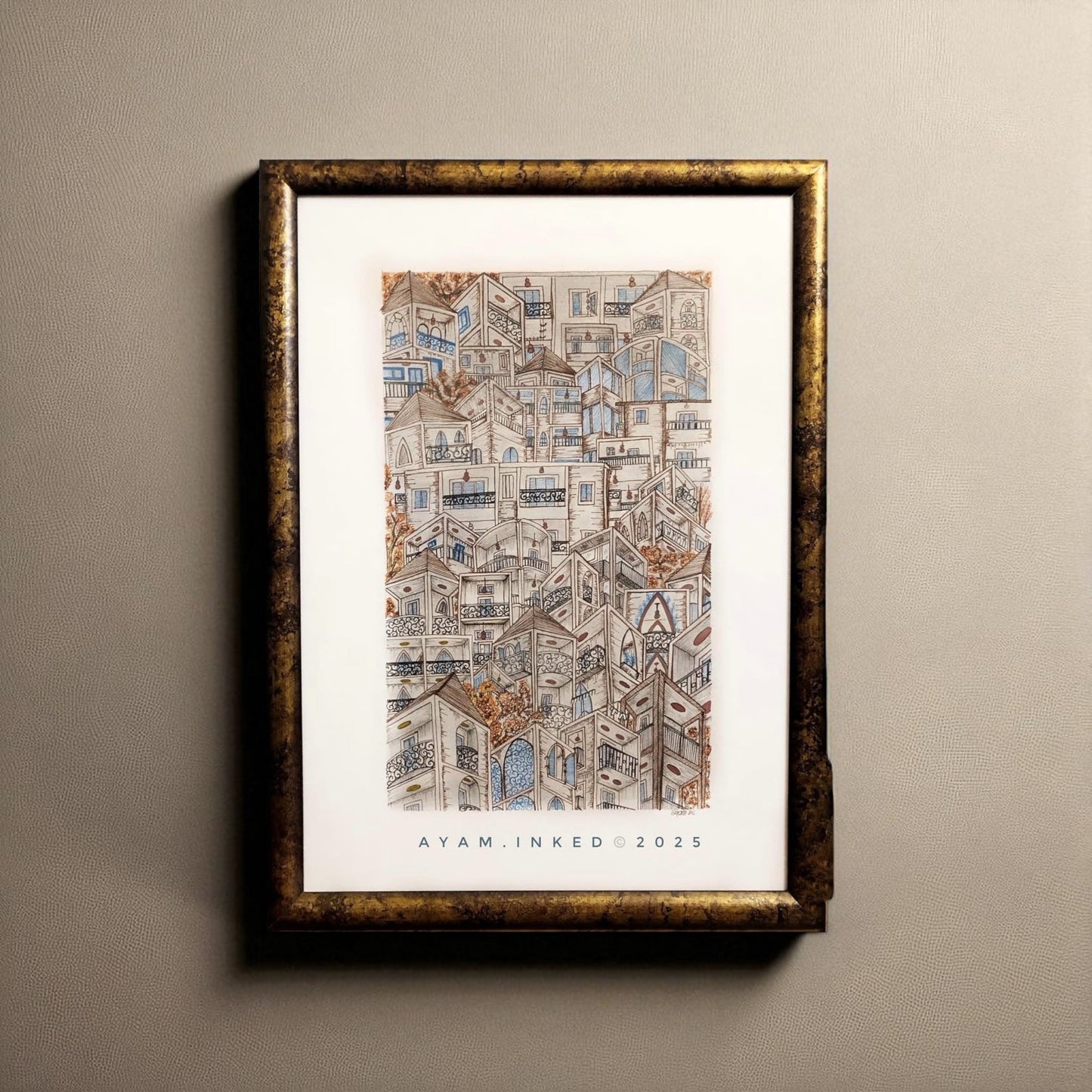 Autumn In Beirut - 30x42cm