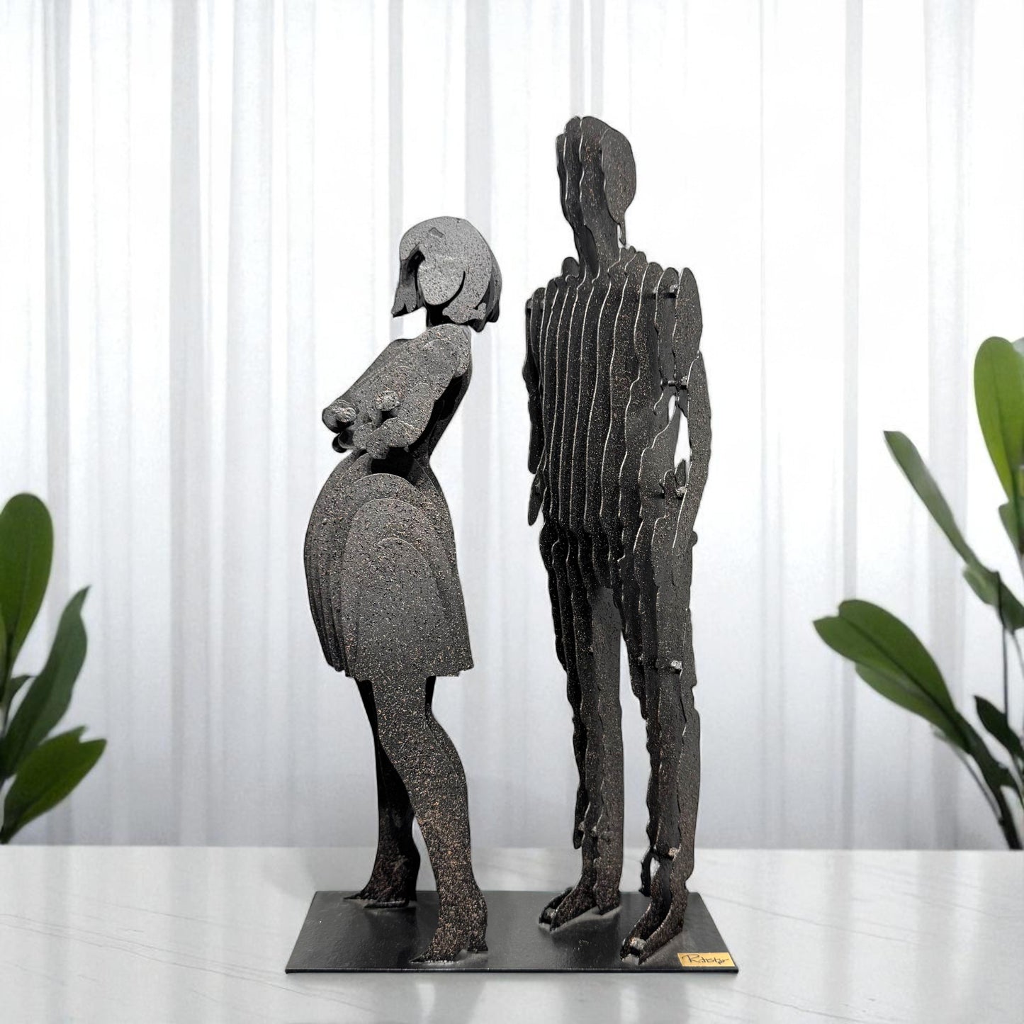 The couple in layer - 50x25x10cm - couple-