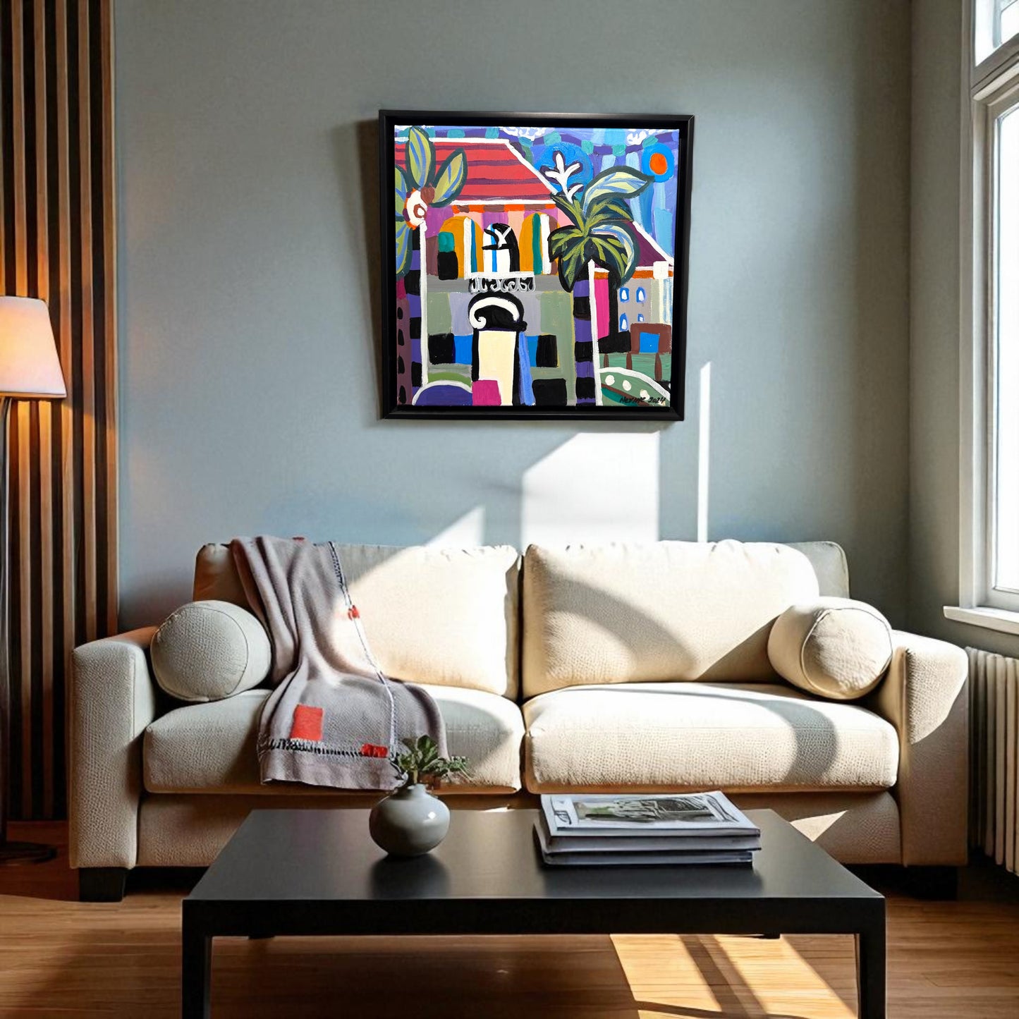 Painting Geometric House 3