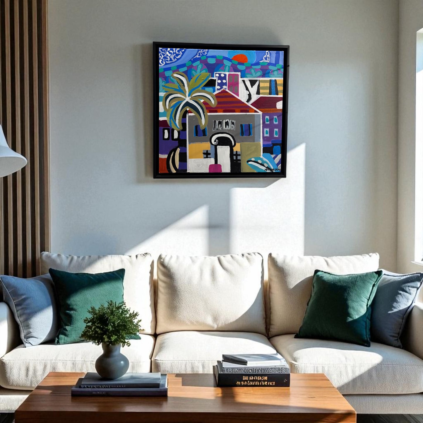 Painting Geometric House 1