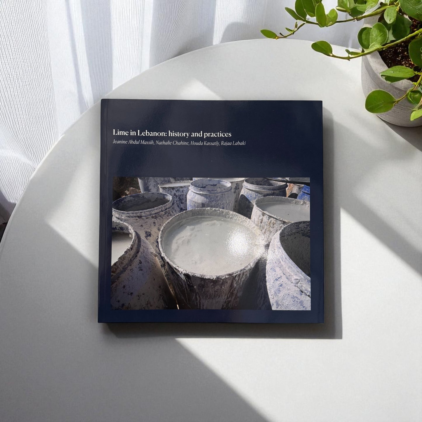 Book titled 'Lime in Lebanon: history and practices'