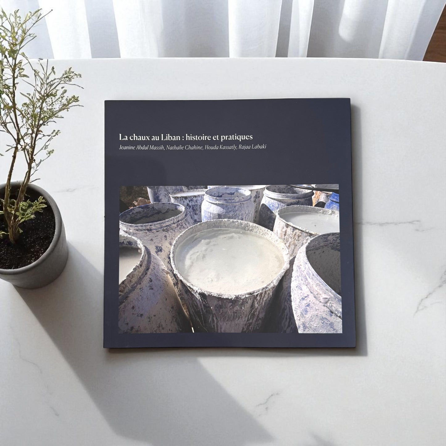 Book titled 'La chaux au Liban: histoire et pratiques'