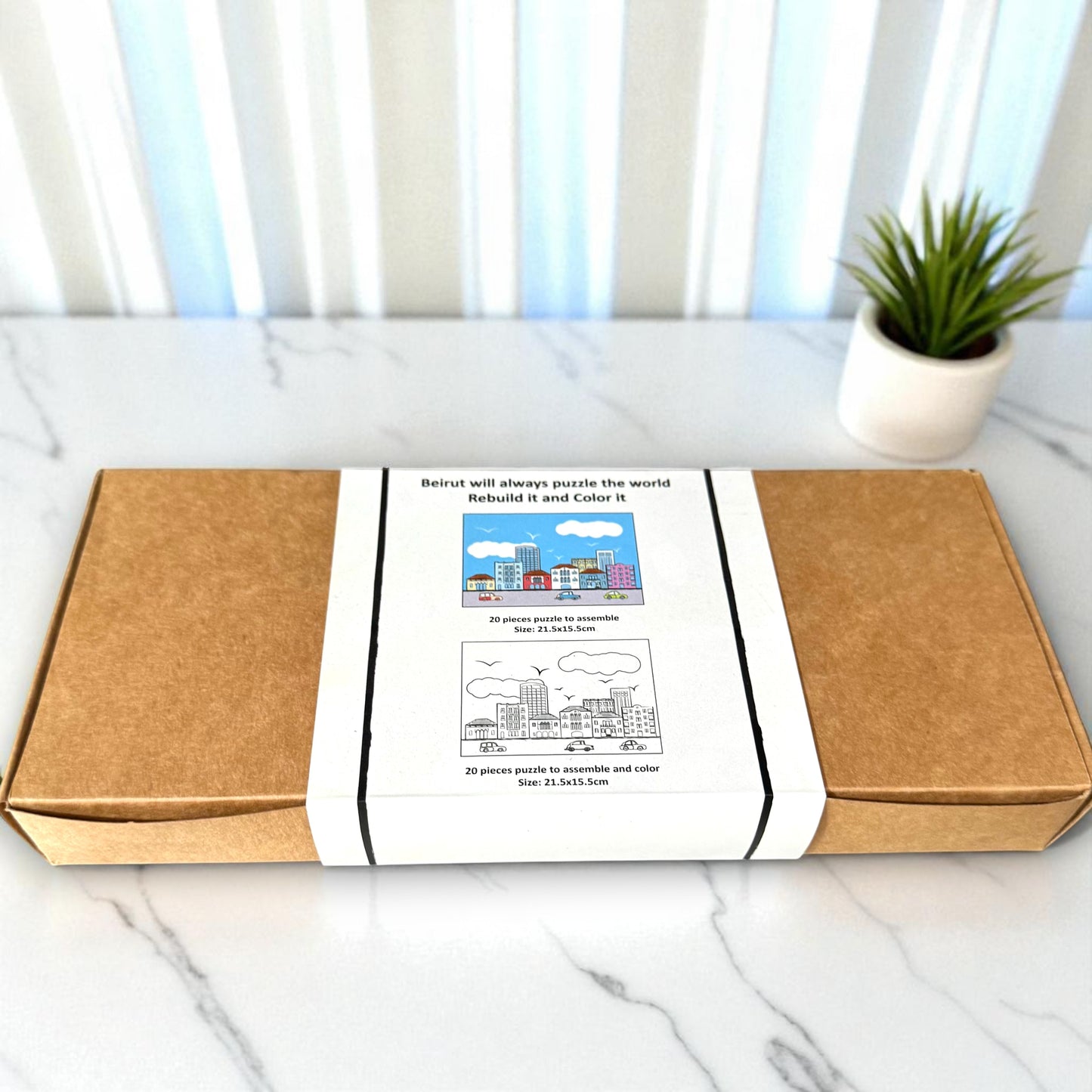 COLORED PUZZLE AGE 6-9(SET OF 2)