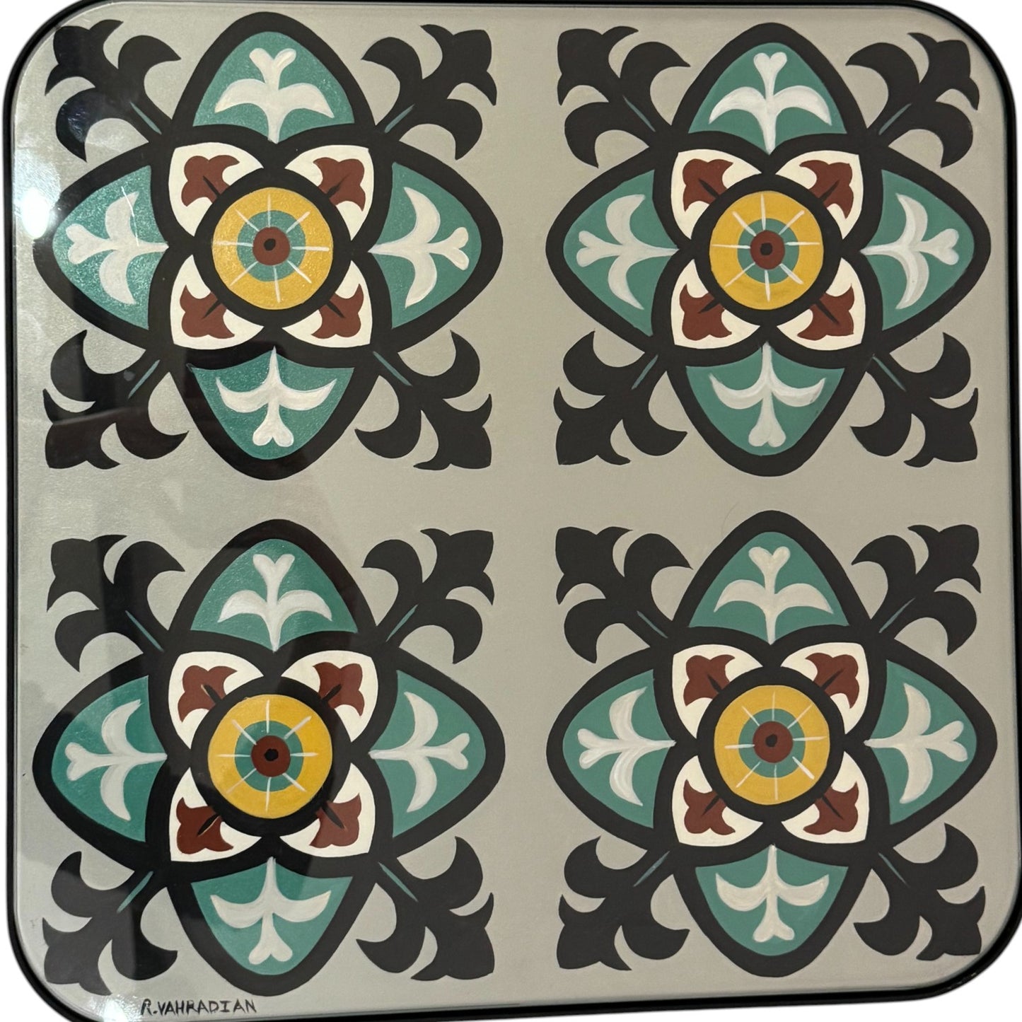 Square Table with base