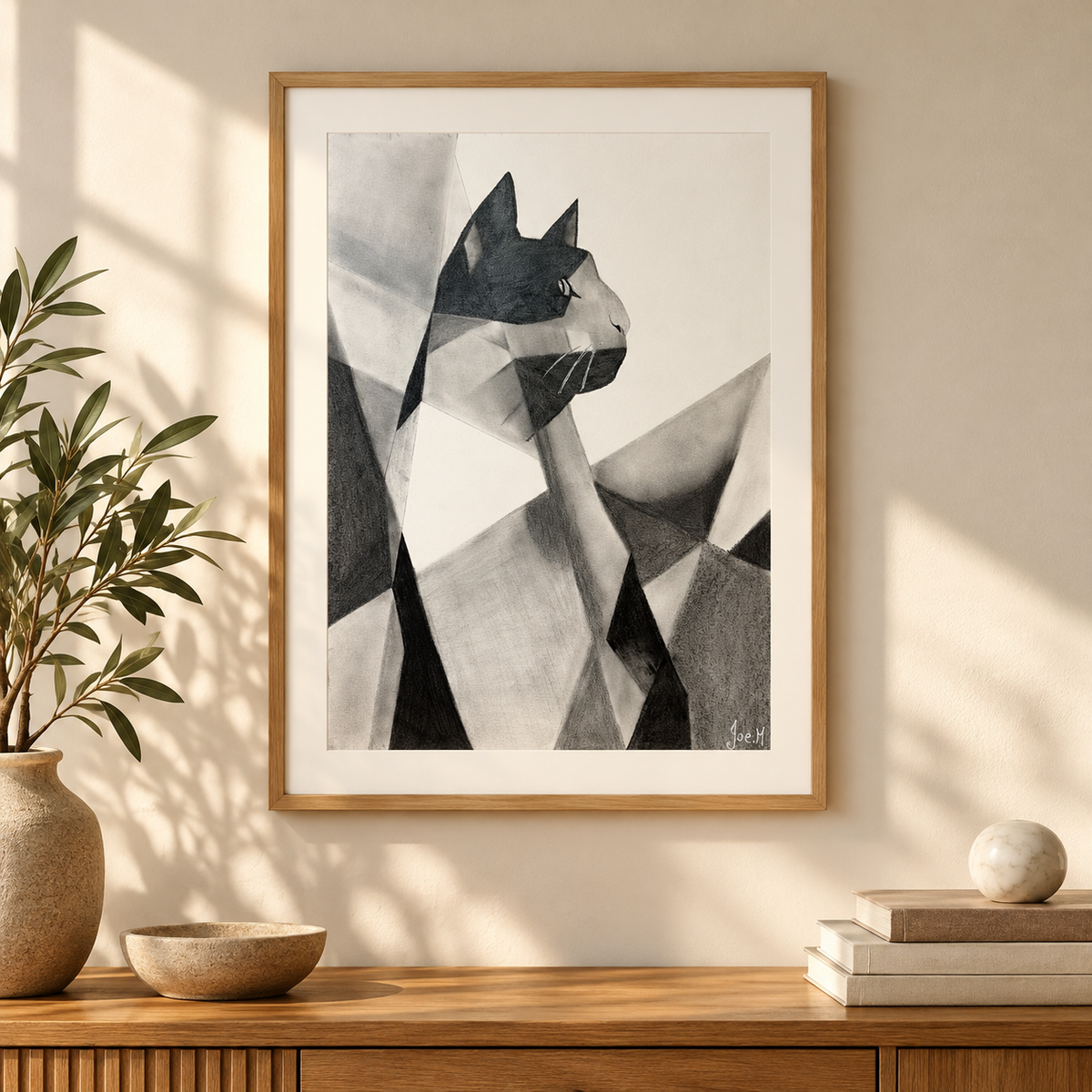 The cat