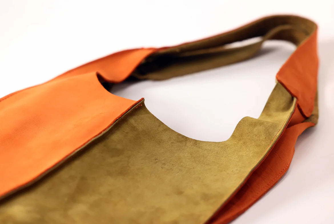 Aline tote bag - Green/Orange