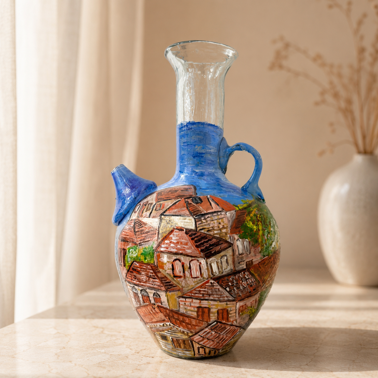 Handpainted Pitcher