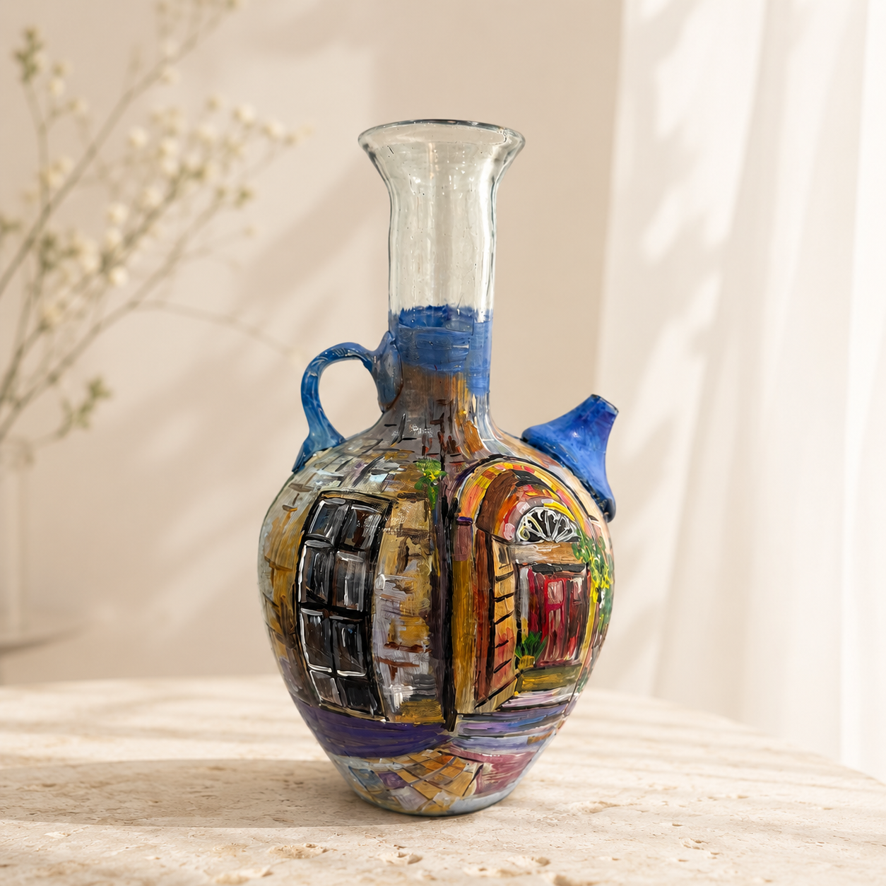 Handpainted Pitcher