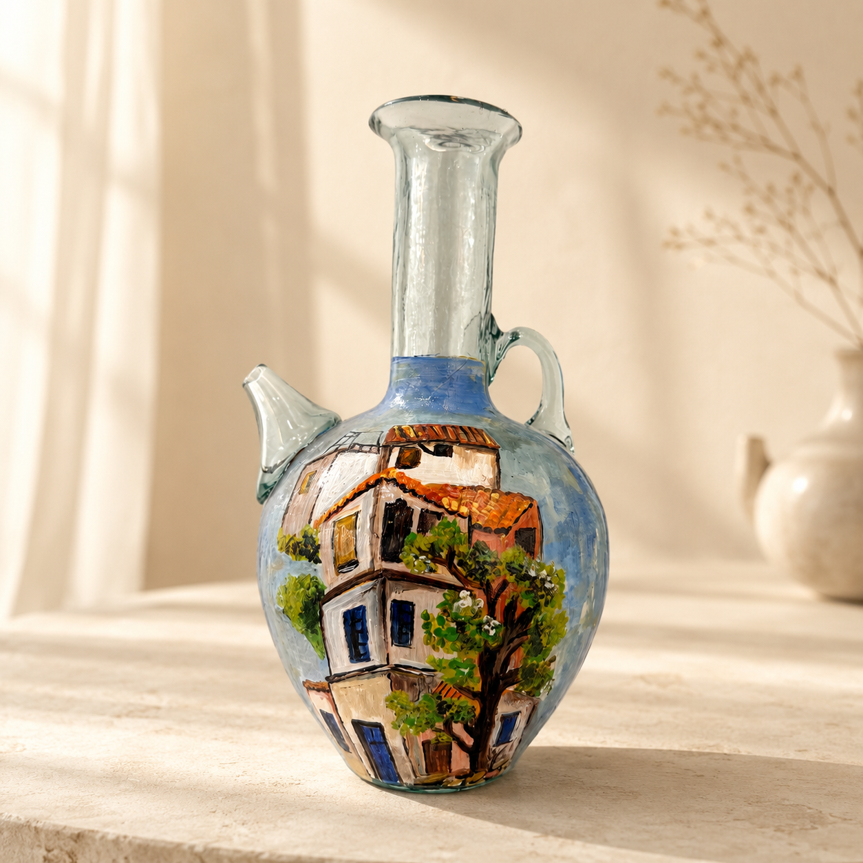 Handpainted Pitcher