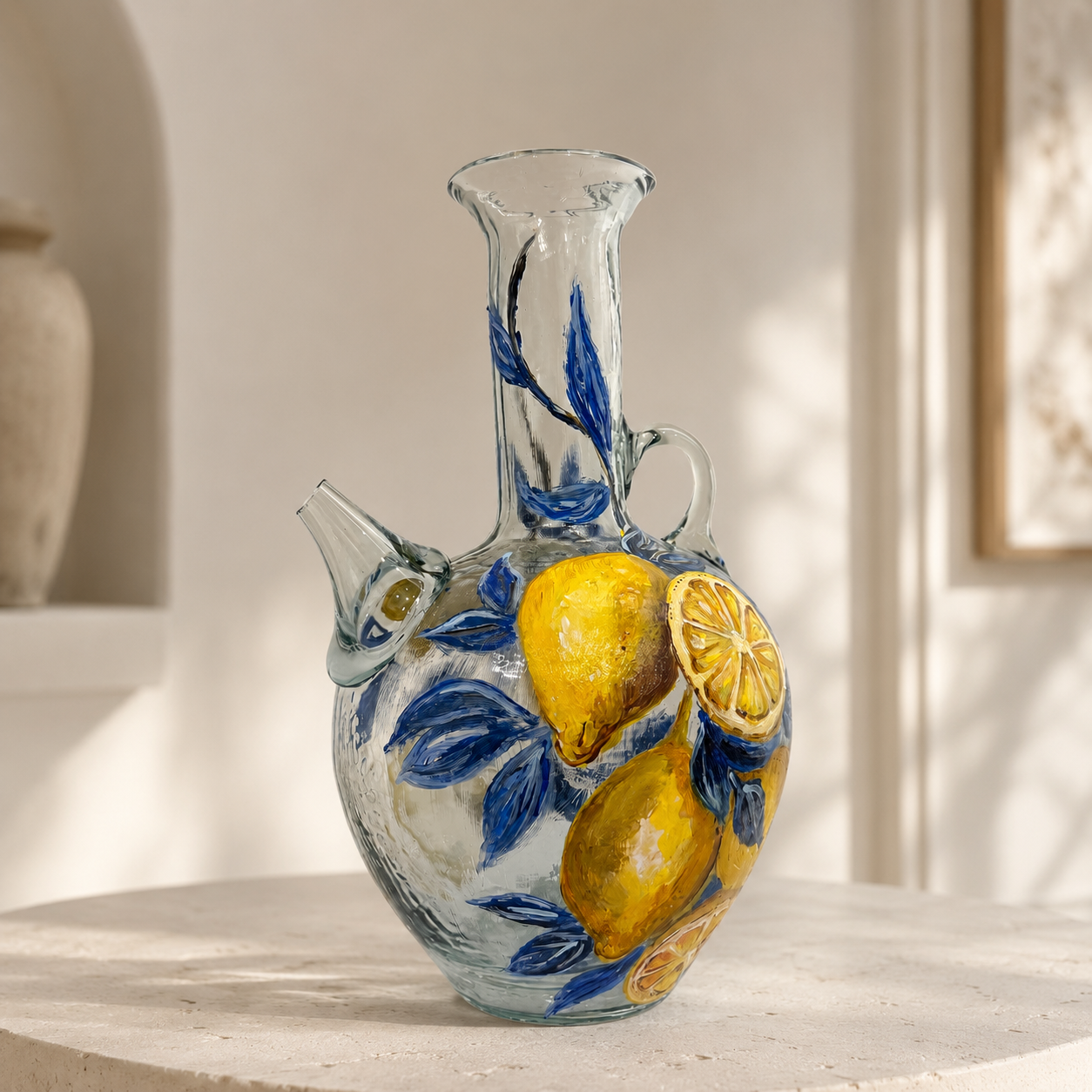 Handpainted Pitcher