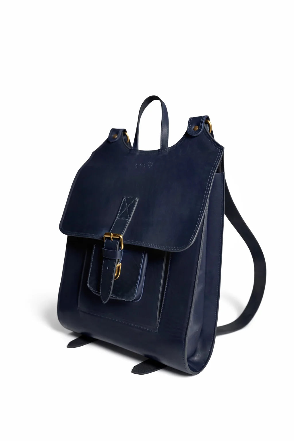 Solace Backpack - vegetable tanned (blue)