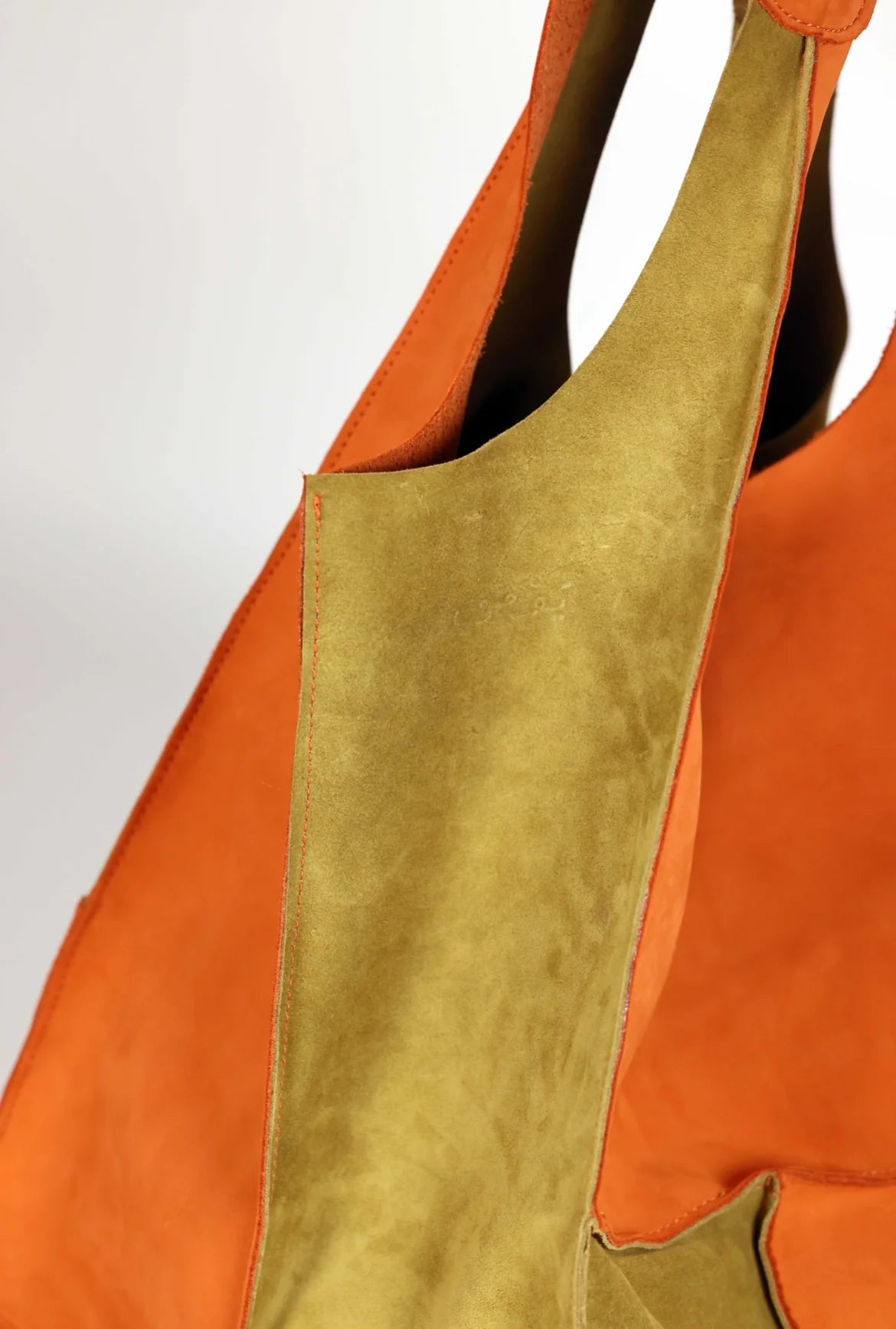 Aline tote bag - Green/Orange