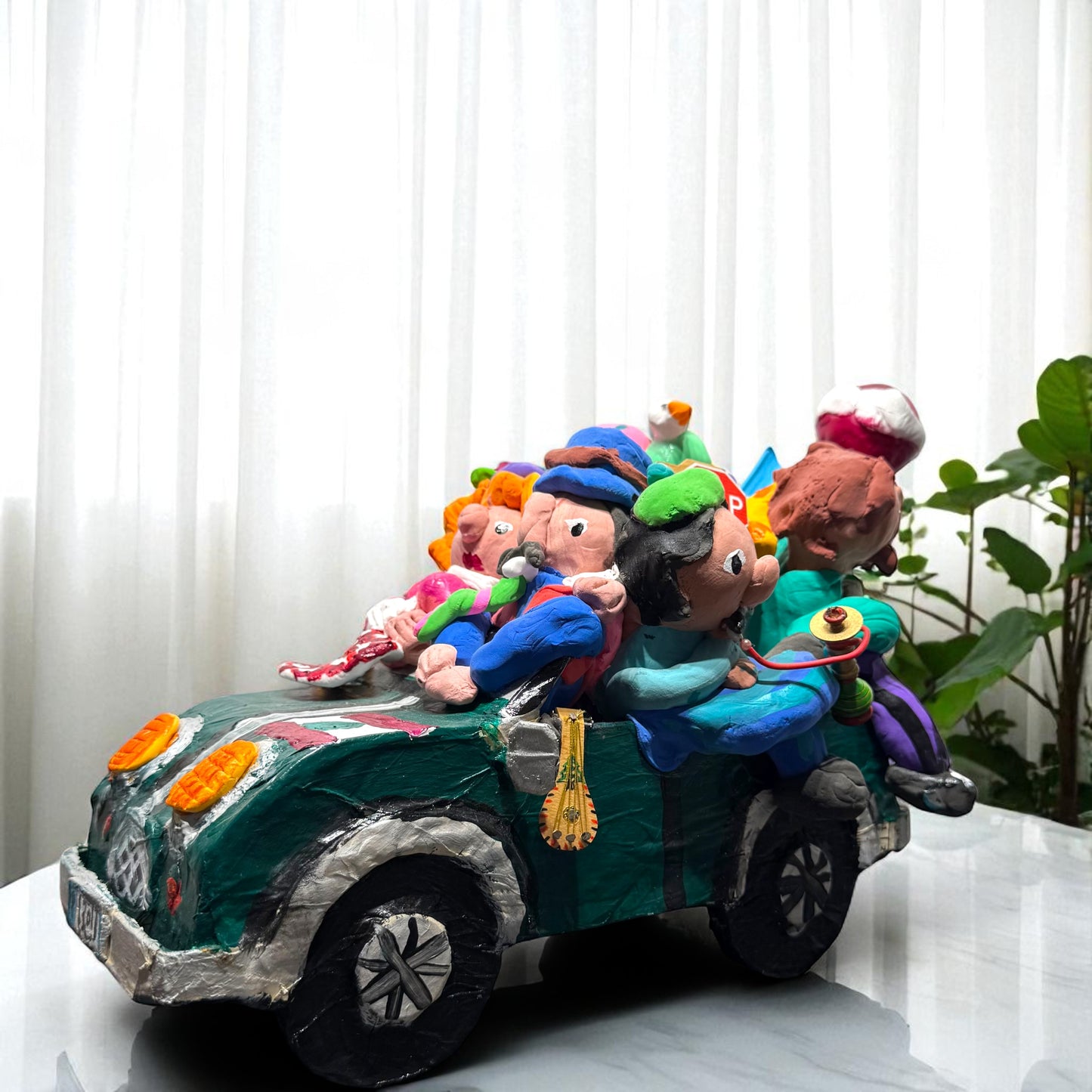 Paper Mache Cars