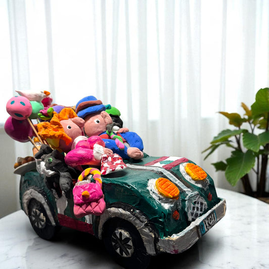 Paper Mache Cars