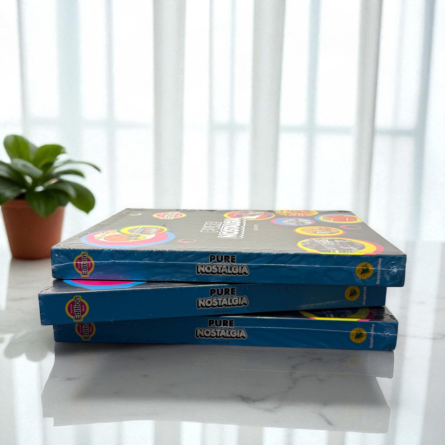 Book titled "Pure Nostalgia" by Imad Kozem 