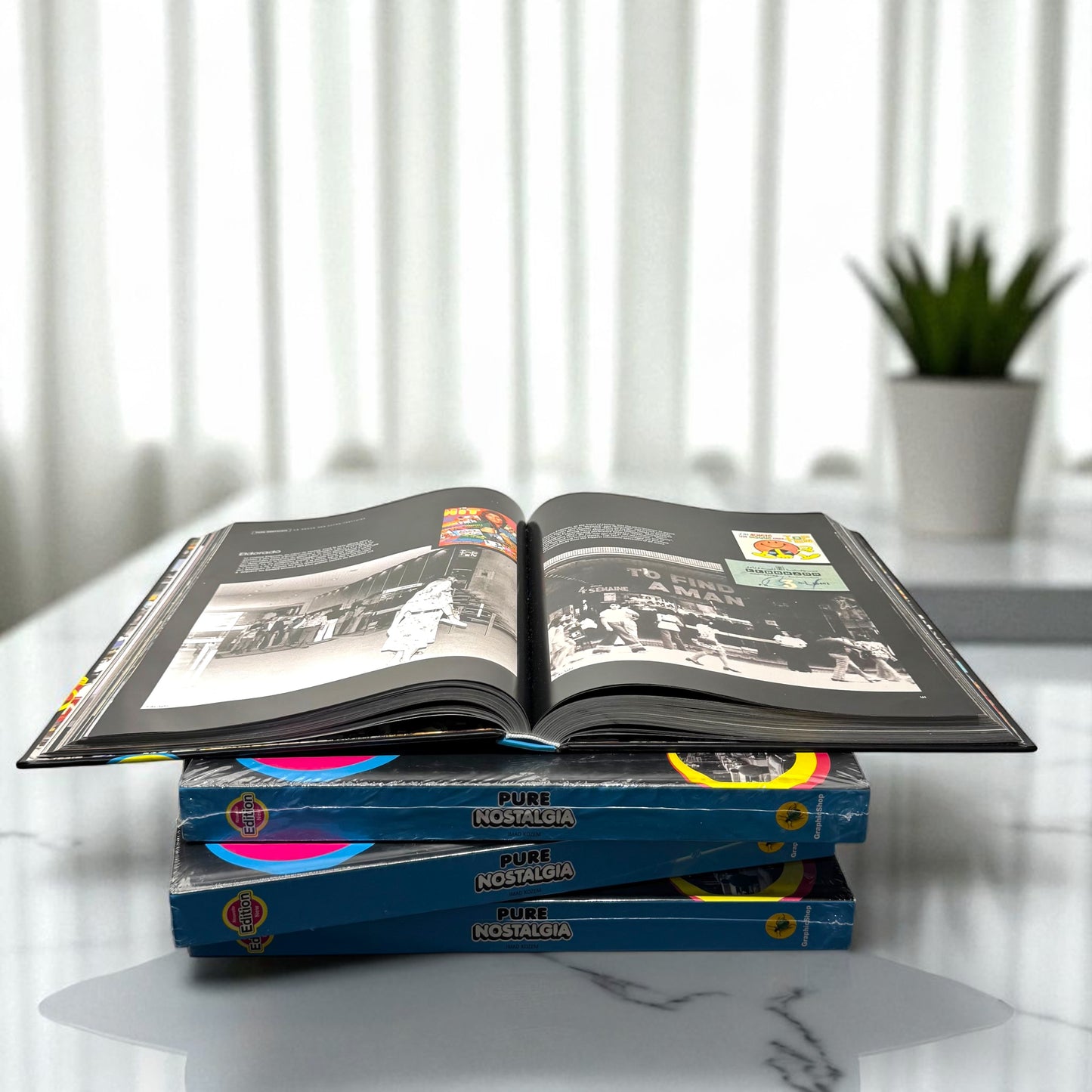 Book titled "Pure Nostalgia" by Imad Kozem 
