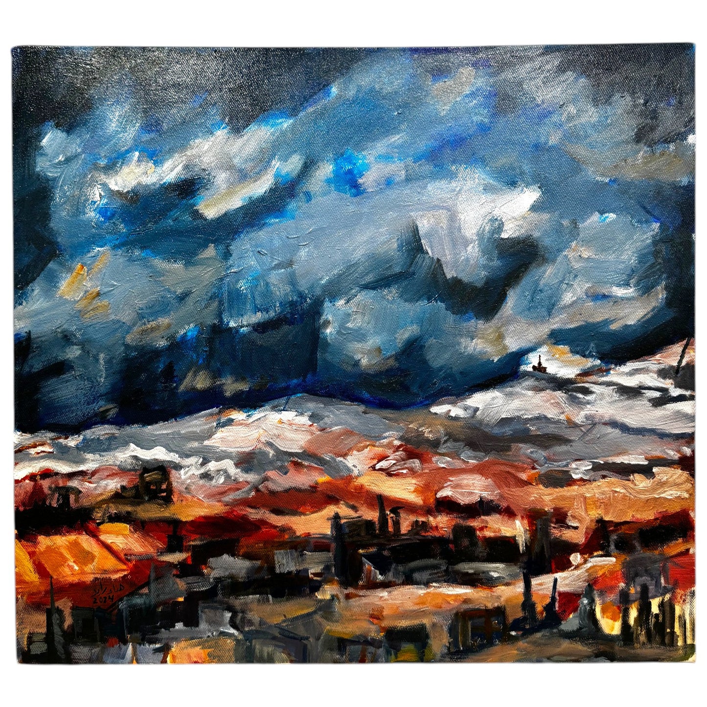 City Beneath a Changing Sky