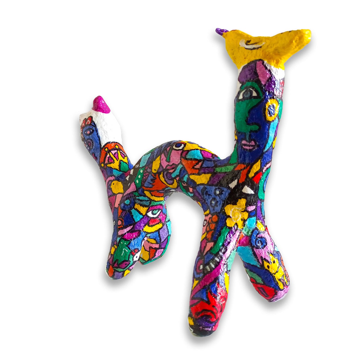 Sissi – Handcrafted Papier-Mâché Cat Sculpture