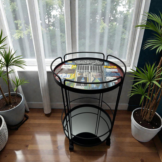 Hand-painted trolley